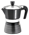 Pedrini Infinity čierna / Moka kanvička / 3 šálky / 0,15 l / hliník (100002164138)