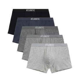 Pánske boxerky 5 pack 011 mix - Atlantic vícebarevná M