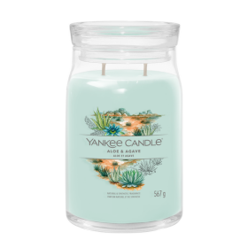 Yankee Candle Aloe amp; Agave Signature veľký pohár 567g / doba horenia až: 90h (5038581158778)