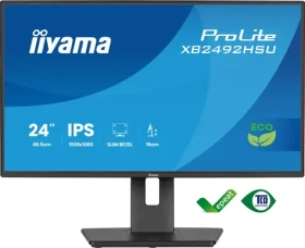 24" IIYAMA ProLite XB2492HSU-B1 čierna / IPS / 1920x1080 / 16:9 / 3ms / 1500:1 / 300cd / HDMI / DP (XB2492HSU-B1)