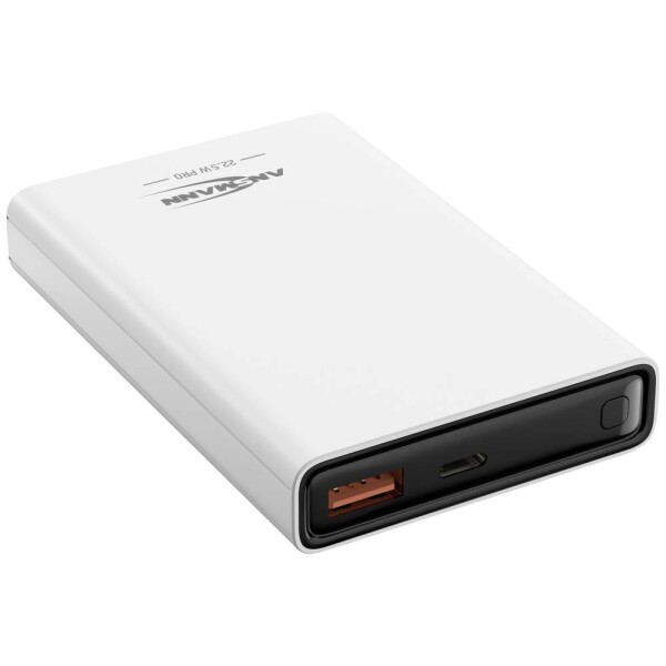 Ansmann PB222PD powerbanka 10000 mAh Li-Pol USB-A, USB-C® biela; 1700-0156