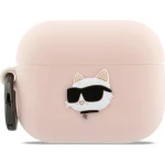 Karl Lagerfeld 3D Logo NFT Choupette Head Silikónové Puzdro pre AirPods Pro 3 Pink (57983128163)