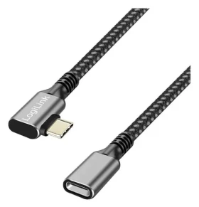 LogiLink CUA0112 čierna / Kábel USB-C / USB-C (M) - USB-C (M) / 2 m / USB 3.2 Gen 2 / 5 Gbit/s / Rýchlonabíjanie (CUA0112)