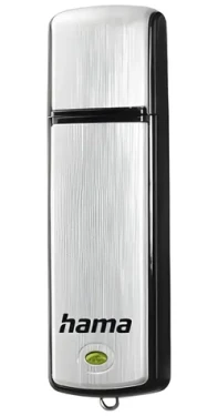 HAMA Fancy FlashPen čierna/strieborná / Flash disk / 128 GB / USB 2.0 / 15 MB/s