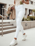 Dámske džínsové nohavice MOLI white FashionStreet UY1871 XL