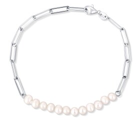 JwL Luxury Pearls Fashion strieborný náramok s perlami JL0757