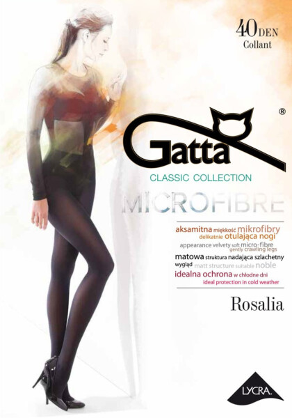 Dámske pančuchové nohavice 40 deň Rosalia - Gatta 4-L grafit