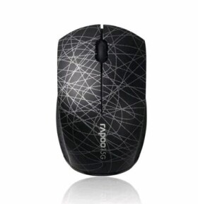 Rapoo 3300P Plus Wireless Mouse čierna / bezdrôtová optická myš / 5000 DPI / 2.4 Ghz / BT 3.0 a 4.0 / 11 hr. + koliesko (6940056173072)