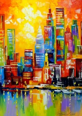 ENJOY Puzzle Žiarivý New York