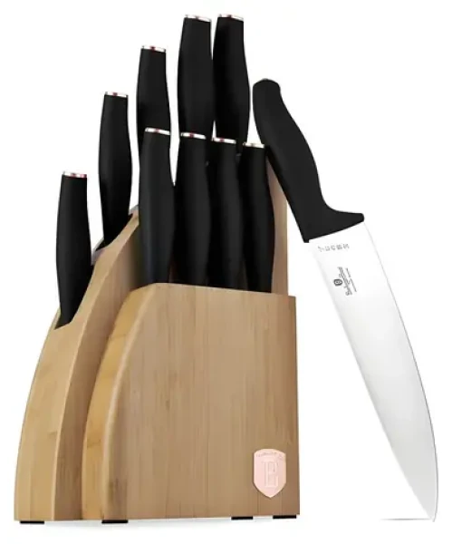 BERLINGERHAUS Sada nožov Black Rose Collection / bambusový stojan BAMBOO / 10 ks (BH-2760)