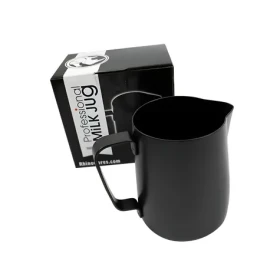 Rhinowares Teflónová kanvička na mlieko 360 ml čierna / Kanvička na mlieko / Teflónový povrch