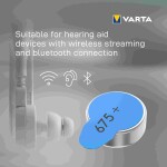 VARTA Hearing Aid Battery 675 BLI 6