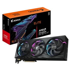 GIGABYTE AORUS Radeon RX 9070 XT ELITE 16GB / 3100 MHz / 16GB GDDR6 / 256-bit / 2x HDMI + 2x DP / 700W (8+8+8) (GV-R9070XTAORUS E-16GD)