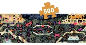 DJECO Panoramatické puzzle Kráľovstvo mačiek