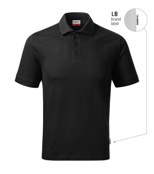 Resist Heavy Polo Shirt black 01 (štítok značky) L