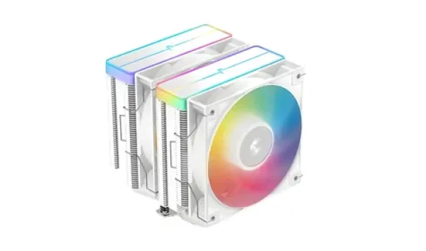 DEEPCOOL AG620 WH ARGB V2 biela / Chladič CPU / 2× 120 mm ARGB / Hydro Bearing / LGA1851 / AM5 (R-AG620-WHAMMN-GJD)