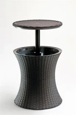 Keter Cool Bar Rattan whiskey hnedý / Záhradný stôl / Plastový (230902)