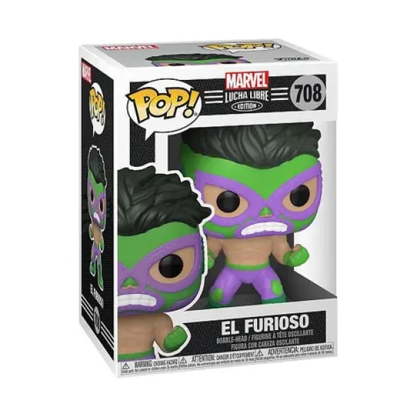 Funko POP Marvel: Luchadores-Hulk