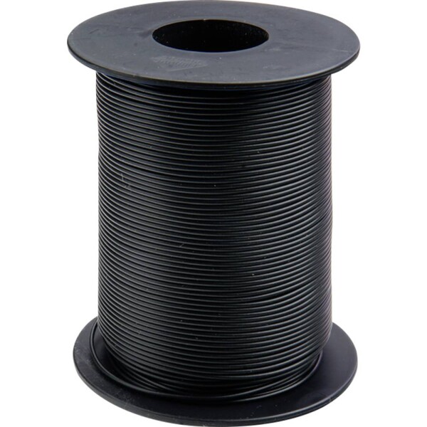Donau Elektronik 119-11 opletenie / lanko, 1 x 0.14 mm², čierna, 100 m; 119-11
