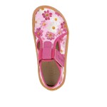 Dievčenské plátené barefoot prezuvky CANVAS T-BAR FLOWERS Froddo G1700439-4 - 36