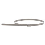 KS Tools 115.1591 Nerezové sťahovacie pásky s guľôčkovým zámkom, 4,6x200mm, 100 kusov; 115.1591