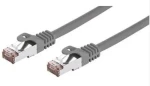 C-tech patchcord Cat6a S/FTP 15 m sivá (8954125015314)