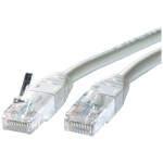 Roline 21.15.0503 RJ45 sieťové káble, prepojovacie káble CAT 5e U/UTP 3.00 m sivá netienený 1 ks; 21.15.0503