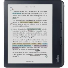 Kobo Libra Colour čierna / Čítačka e-kníh / 7" / E-ink / 1264×1680 / 32GB / Wi-Fi / BT / USB-C (N428-KU-BK-K-CK)