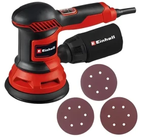 Einhell TC-RS 425 E červená/čierna / Excentrická brúska / 425W / 125 mm / 6000-13000 ot-min (4462005)