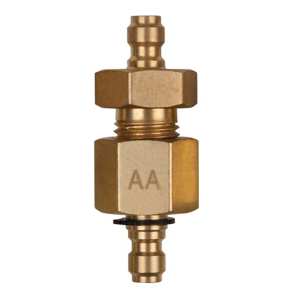 KS Tools 150.2347 Dvojitý adaptérový kus M14x1,5 vnútorný a vonkajší závit a 3/8" hadicová prípojka; 150.2347