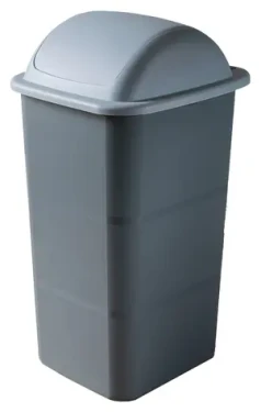 BELLI E FORTI Odpadkový kôš FLIP sivý / Plast / 24 l / Výška 44,5 cm