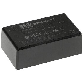 MEAN WELL MPM-45-15 sieťový zdroj AC/DC do DPS 15 V/DC 45 W; MPM-45-15