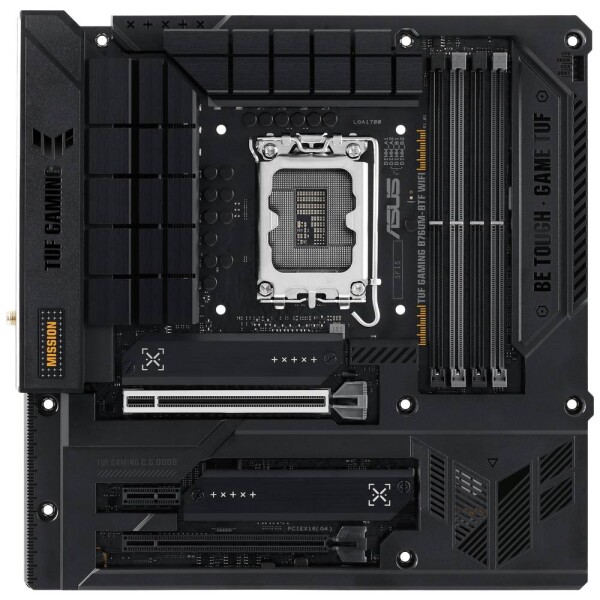 ASUS TUF GAMING B760M-BTF WIFI / B760 / LGA 1700 / 4x DDR4 / PCIEx16 / 2.5GLAN / mATX (90MB1G50-M0EAY0)