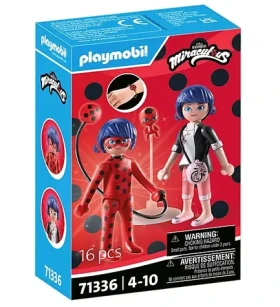 Playmobil® Miraculous 71336 Čarovná Lienka a Čierny kocúr: Marinette amp; Lienka