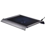 Hama chladiaci stojan pre notebook Titan / do 17,3 / USB / LED podsvietenie / titánovo šedý (53062)