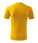 Ťažké tričko unisex žlté L