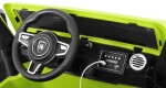 Mamido Detské elektrické autíčko Jeep Mighty 4x4 zelené