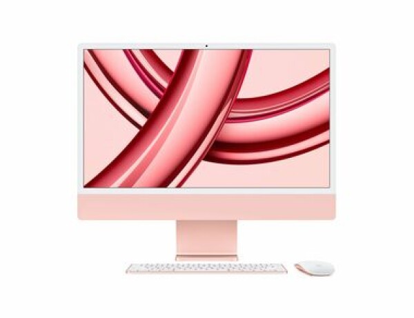 Apple iMac 24 4.5K M3 (2023) ružová / 24 / Apple M3 / 8GB / 256GB SSD / Apple 10-core / macOS (MQRT3CZ/A)