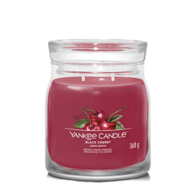 Yankee Candle Signature Black Cherry stredný pohár 368g / doba horenia až: 50 h (5038581125121)