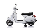 Mamido Mamido Detský elektrický skúter Vespa PX150 12V biely