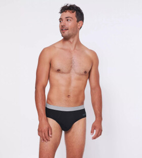 Pánske nohavičky GO ABC 2.0 Brief 2P - BLACK - čierna 0004 - SLOGGI BLACK XXL
