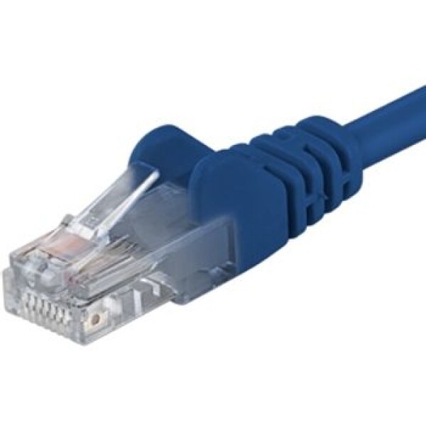 PremiumCord UTP CAT6 10m Patch kábel RJ45-RJ45 modrá