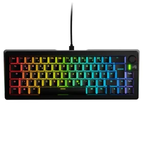 Glorious GMMK 3 65% - Fox Linear (ISO DE) čierna / herná 65% TKL / USB-C / ISO (DE) layout / Fox Linear / RGB / 1.4m (GLO-KB-GMMK3-65-PB-FOX-W-BLK-DE)