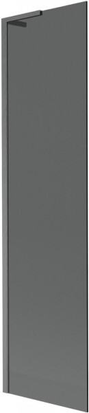 MEXEN/S - Next L vaňová zástena FIX 50 x 150, grafit, grafit kartáčovaná 895-050-000-03-40-66