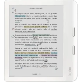 Kobo Libra Colour biela / Čítačka e-kníh / 7" / E-ink / 1264×1680 / 32GB / Wi-Fi / BT / USB-C (N428-KU-WH-K-CK)