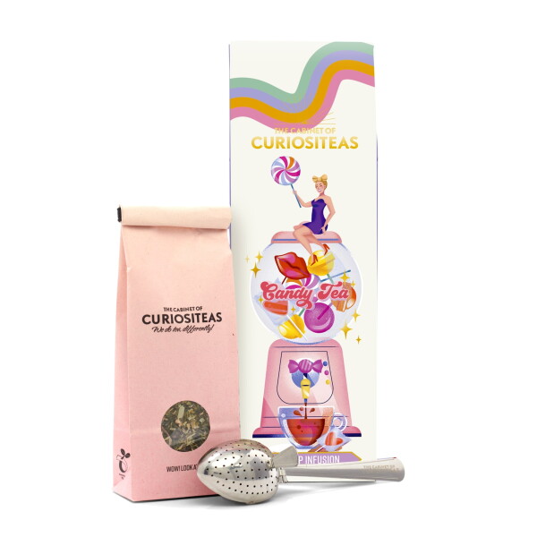 The Cabinet of CURIOSITEAS Ovocný čaj Lollipop Infusion Candy Tea 70 g + sitko