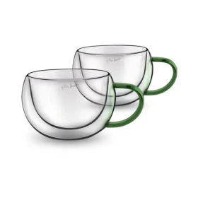 Lamart Vaso Sada pohárov Cappucino 2ks 270ml zelená / sklo (8590669358892)