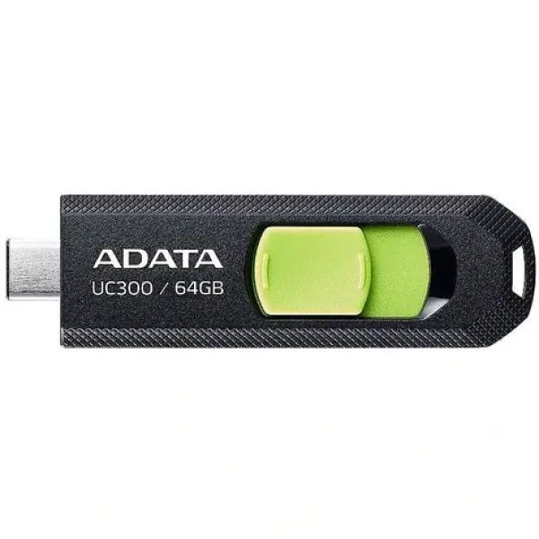 ADATA UC300 64GB Čierna / USB 3.2 / USB-C (ACHO-UC300-64G-RBK/GN)