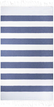 The One Froté uterák Hamam Marine „Marine“ 48.1046 tmavomodrý/svetlomodrý navy/light blue onesize