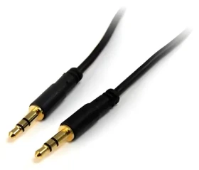 StarTech Slim Jack 3.5mm - Jack 3.5mm čierna / Audio kábel / 1 m (MU3MMS)
